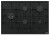 Piano Cottura da Incasso 75 cm 5 Fuochi Gas con Doppia Corona Laterale Griglie in Ghisa Black Matt - Nero Opaco Maris 750 Franke FHMA 755 4G DCL MB C - 106.0670.114