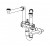 Sifone a 2 vie per lavelli 2 vasche con attacco scarico lavastoviglie grigio Franke 112.0624.484 