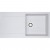 Lavello da Incasso Fragranite 1 Vasca con Gocciolatoio Reversibile 97 x 50 Maris Bianco Franke MRG 611-L - 114.0153.910 - 9899903 