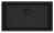 Lavello da Incasso Fragranite Monovasca 76 x 44 cm Maris Black Matt - Nero Opaco MRG 610-72 - 114.0661.650