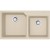 Lavello da Incasso Fragranite 2 Vasche 86 x 50 cm Avena Serie Urban Franke UBG 620-86 - 114.0686.770