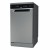 Whirlpool WSFO 3T223 PC X Lavastoviglie Slim 45 cm Libera Installazione 10 Coperti Classe Energetica E 10 Programmi Tecnologia Sesto Senso Inox
