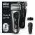 Rasoio Elettrico Barba Rifinitore di precisione Trimmer Argento Braun Series 8 8517s