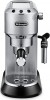 Macchina Caffè Cialde e Caffè Macinato in Polvere Espresso Manuale con Erogatore di Vapore colore Metallico DE LONGHI Dedica Style EC 685.M 