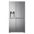 LG GSLV90PZAD Frigorifero Libera Installazione Smart Side-by-Side Total No Frost Classe D Inox Dispenser con Allaccio alla rete idrica Finitura Inox 