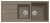 Plados AM11620-72 Lavello 2 Vasche con Gocciolatoio Reversibile Serie Elegance 116-20 finitura 72 ULTRAGRANIT TARTUFO 