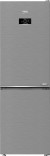 Frigorifero Combinato Libero Installazione Beyond Total No-Frost Classe D Altezza 186 cm Metal Look Beko B5RCNE365HXB 