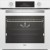 Forno da Incasso Multifunzione Elettrico 60 cm 8 funzioni Classe A Finitura Cristallo bianco e Acciaio inox Serie b300 Linea Look Beko BBIM14300WMS