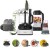 Kenwood FDM73.850SS Robot da Cucina Multifunzione Capacità 3 Litri 8 Velocità Potenza 1000 Watt Inox