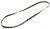 Cinghia Dentata H8 1231 POLY-V Lavatrice Candy Zerowatt Hoover Originale 41003164