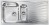 Lavello da Incasso 1 Vasca e Vaschetta con gocciolatoio a Destra 100 x 50 cm Sopratop Acciaio Inox satinato CM COMETA 011445.S1.01.2018 - 011445 SCSSP