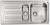 Lavello da Incasso 1 Vasca e Vaschetta con gocciolatoio a Sinistra 101 x 51 cm Filotop Acciaio Inox satinato CM CRISTAL FILOTOP 010045.D1.01.2018 - 010045 DCSSP
