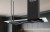 Baraldi ELEA STYLE ISOLA GLASS Cappa a Isola 146 x 60 cm Nera e Vetro con Camino a Destra 900 m³/h - 01ELE146GLBLDX90