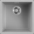 Elleci ZEN 102 LKZ10288 Lavello Cucina 1 vasca Monovasca Sopratop Sottotop 456 x 456 cm Keratek colore Cloud 88