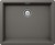 Lavello incasso 1 Vasca - Monovasca Sottotop 53 x 43 cm Cristadur Premium Silverstone GALAXY N100LU SCHOCK GALN100LU91
