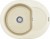 Lavello 1 vasca Tonda con gocciolatoio Reversibile Sopratop 600 x 470 mm finitura Granitek Classic Bianco Antico 62 Easy 600 Round Elleci LGYR6062