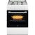 Cucina a libera installazione 60 x 60 cm piano a gas 4 Fuochi e forno elettrico Bianca Electrolux LKK600000W