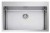 Lavello da Incasso 1 Vasca Sopratop - Filotop 75 x 51 cm Acciaio Inox con Fascia Miscelatore Radius R12 Apell LNR75FBC