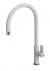 Elleci MGKVTA68 Miscelatore monocomando Cucina con canna girevole Volta finitura Granitek Matt Bianco 68