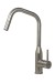 Elleci MIKDRPIN Miscelatore monocomando Cucina con canna girevole e doccetta estraibile finitura Acciaio Inox Dora Plus