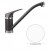 Plados PLUSMIX-58 Miscelatore cucina monocomando con canna a tubo Plusmix Bianco Latte 58 MICROULTRAGRANIT