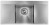 Lavello da Incasso 1 Vasca centrale con Gocciolatoio 100 x 50 cm Slim Acciaio Inox Satinato PRESTIGE CM 012706.X2.01.2033 - CM012706CCSSP