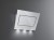 Cappa a Parete 120 cm Acciaio inox finitura Scotch Brite Finitura in vetro temperato bianco FALMEC Quasar - CQPN20.E0P2#ZZZF491F