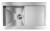 Lavello da Incasso 1 Vasca con Gocciolatoio Reversibile 86 x 52 cm Slim Acciaio Inox Satinato 2 Fori REVERS CM 012983.X2.01.2033 - 012983RCSSP