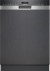 Siemens iQ500 SN55ES12CE Lavastoviglie da Incasso con Frontalino a Vista Nero - Inox 14 Coperti Terzo Cesto Classe A Home Connect