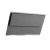 Cappa a Parete 55 cm Vetro temperato lucido Grigio doppia area di aspirazione e pulsantiera touch FALMEC Verso - CVXN55.E0P2#ZZZA491F