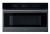 Forno Microonde da incasso con Grill 31 Litri Altezza 38 cm Vetro Nero Black Fiber Whirlpool Linea W7 Collection W7 MD440 BSS - W7MD440BSS