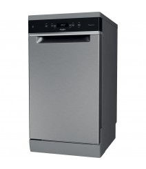 Whirlpool WH4FD11CS7A0X Lavastoviglie Libera installazione Slim 45 cm Capacità 11 Coperti Classe D Terzo Cesto Tecnologia 6° SENSO Colore Inox
