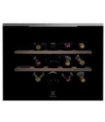 Electrolux Serie 800 KBW6X Cantinetta Vino da Incasso 15 Bottiglie Classe F Cellar PRO 5 Altezza 45 cm Estetica vetro nero con profili in acciaio