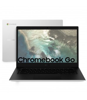 Computer Notebook Samsung Galaxy Chromebook Go Intel® Celeron® N N4500 35,6 cm (14") HD 4 GB LPDDR4x-SDRAM 64 GB eMMC Wi-Fi 6 (802.11ax) ChromeOS Argento