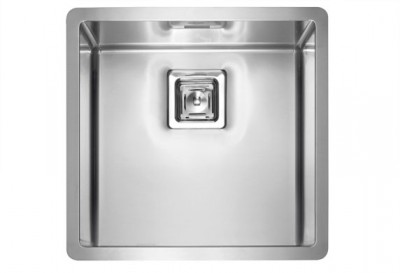 Lavello da Incasso Monovasaca 45 x 45 cm Sottotop Acciaio Inox Satinato PYPER CM 015302.X0.01.2063 - 015322XCSSP