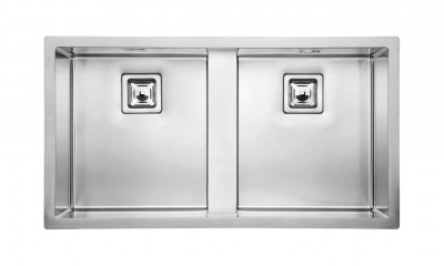 Lavello da Incasso 2 Vasche 94 x 51 cm Slim Acciaio Inox Satinato CALYPSO CM 015603.X2.01.2063  - 015603XCSSP