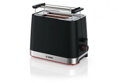 Bosch TAT4M223 Tostapane 2 Fette Potenza 950W con Griglia e Vassoio Briciole colore Nero - Inox MyMoment 