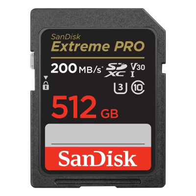 Scheda SD 512GB EXTREME PRO Sandisk SDSDXXD 512G GN4IN