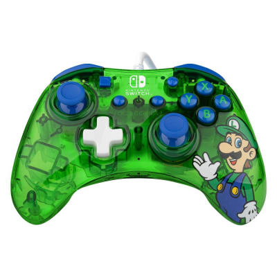 Controller Gamepad SWITCH Luigi Rock Candy Wired Green e Blue PDP 500 181 LUI