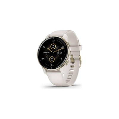 Smartwatch VENU 2 Plus Lunetta cream gold stainless Garmin 010-02496-12
