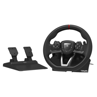 Volante e pedaliera simulatore guida MULTIPIATTAFORMA Racing Wheel Apex Black Hori SPF-004U