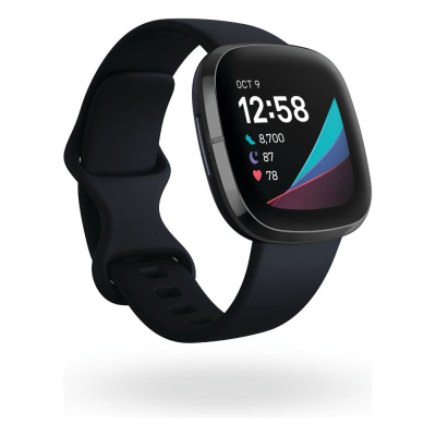 Smartwatch SENSE Carbone e Grafite Fitbit FB512BKBK