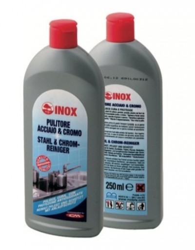 Prodotti per la puliza per lavelli inox CM flacone 250 ml buffel inox cleaner CM 097061 CR01P