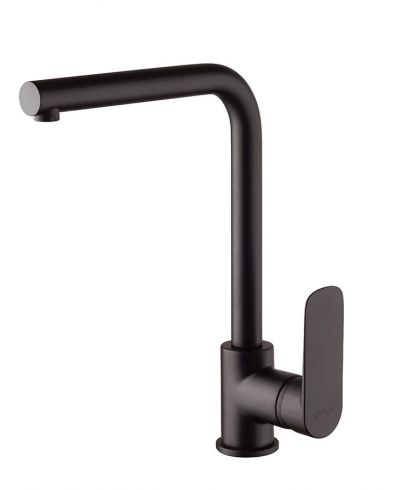 Miscelatore monocomando lavello con bocca alta orientabile Nero Opaco serie Nove Paini 09YO572TC1