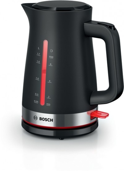 Bosch TWK4M223 Bollitore elettrico Capacità 1,7 Litri Potenza 2400 Watt Spegnimento Automatico Nero - MyMoment