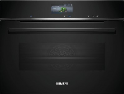 Siemens CS736G1B1 iQ700 Forno da Incasso Multifunzione Compatto Full Steam plus Combinato Vapore Classe A+ Nero 