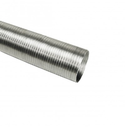 Elica 1052W Accessori Tubazioni per cappe Tubo rotondo Alluminio Flessibile 