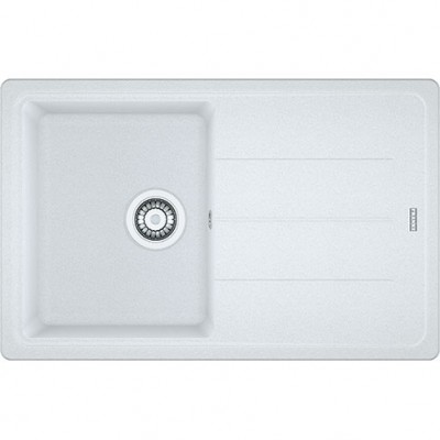 Lavello da Incasso Fragranite 1 Vasca con Gocciolatoio Reversibile 78 x 50 Bianco Franke BFG 611-78 - 114.0275.955 - 9899876