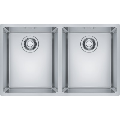 Lavello da Incasso Sottotop 2 Vasche Inox 745 x 400 mm Maris Sottotop MRX 120 34-34 Franke 122.0525.275
