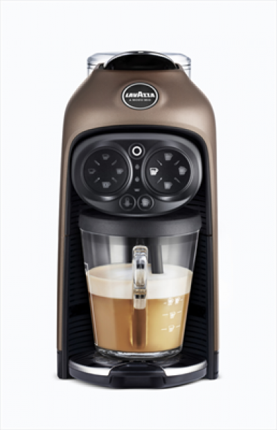 Macchina Caffé Espresso Capsule Lavazza A Modo Mio con Cappuccinatore colore marrone  LAVAZZA Desea